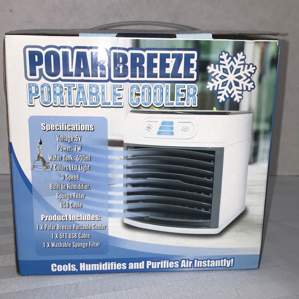 Portable Cooler - White